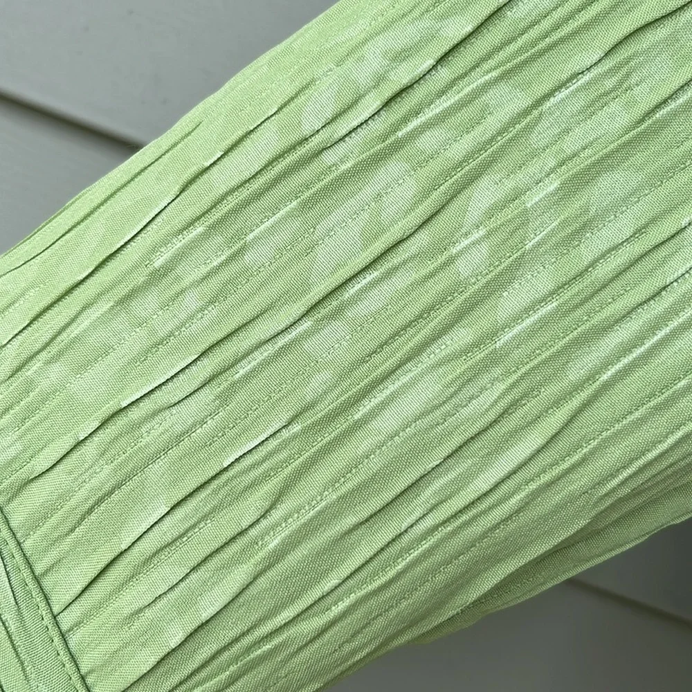 New Ruby Rd. Neon green animal print button down jacket - Picture 4 of 15